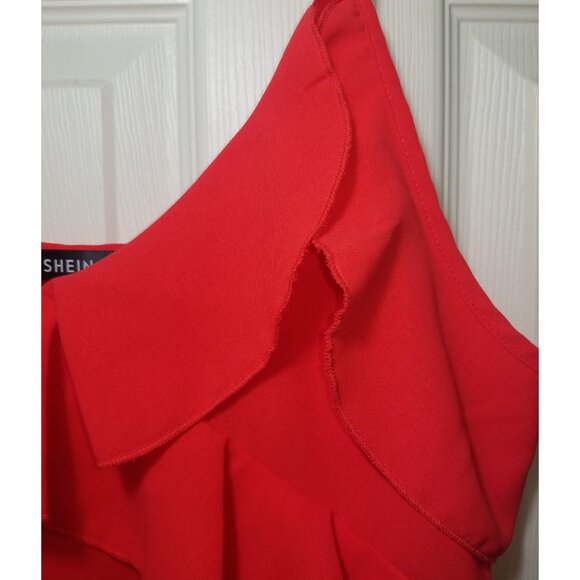 Camisole Shein top adjustable straps size Medium Ruffled Camisole Top - Picture 4 of 7